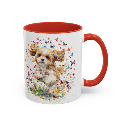 Shih Tzu #8  Personalized Accent Mugs, 11oz
