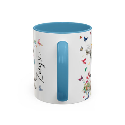 Silken Windhound #2 Personalized Accent Mugs, 11oz