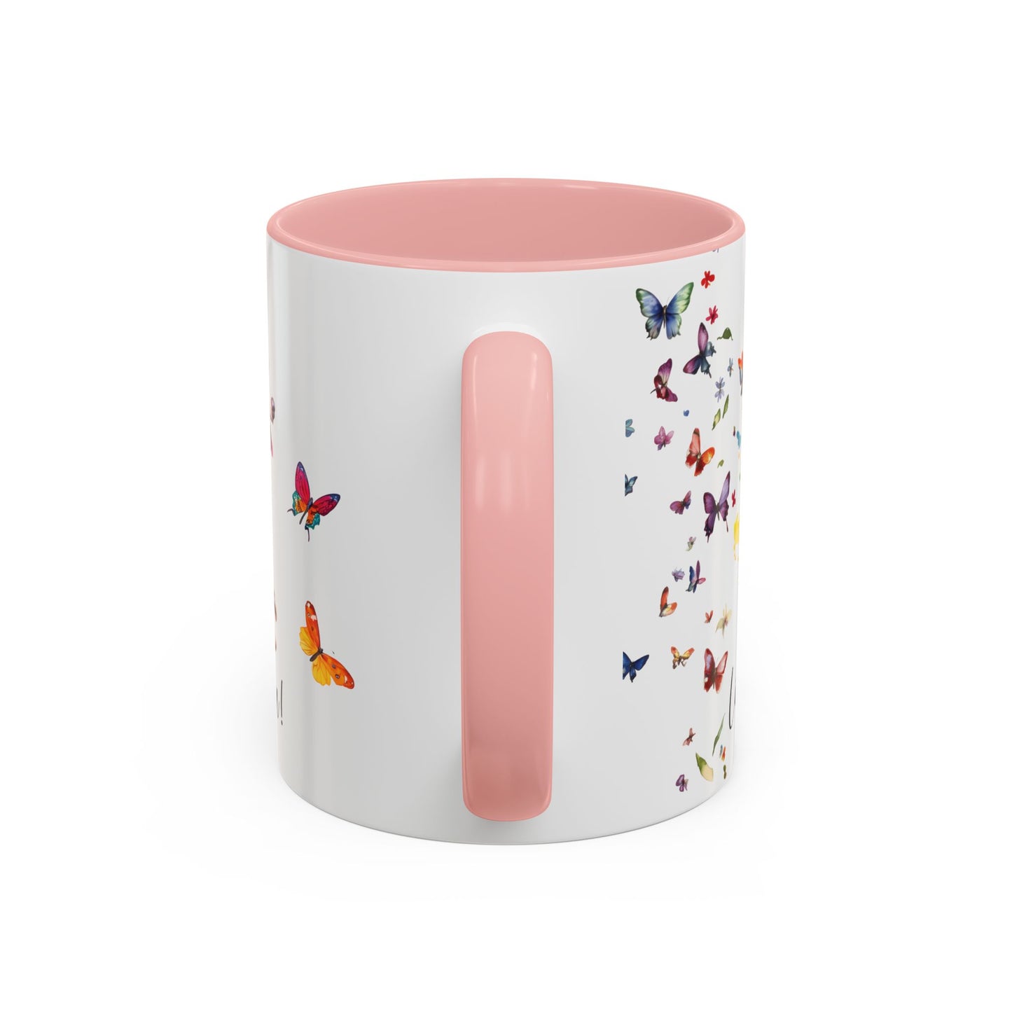 Border Collie #3 “Live like the gate was left open" Accent Mugs, 11oz