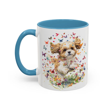 Shih Tzu #8  Personalized Accent Mugs, 11oz