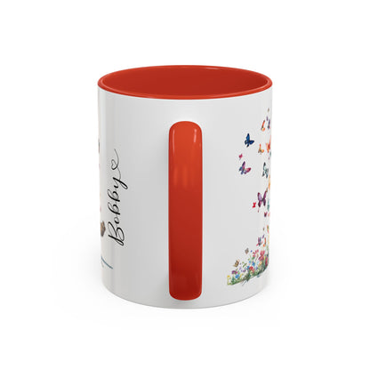 Gordon Setter Personalized Accent Mugs, 11oz