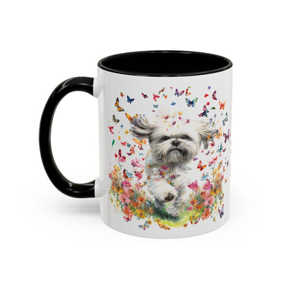 Shih Tzu #3 Personalized Accent Mugs, 11oz