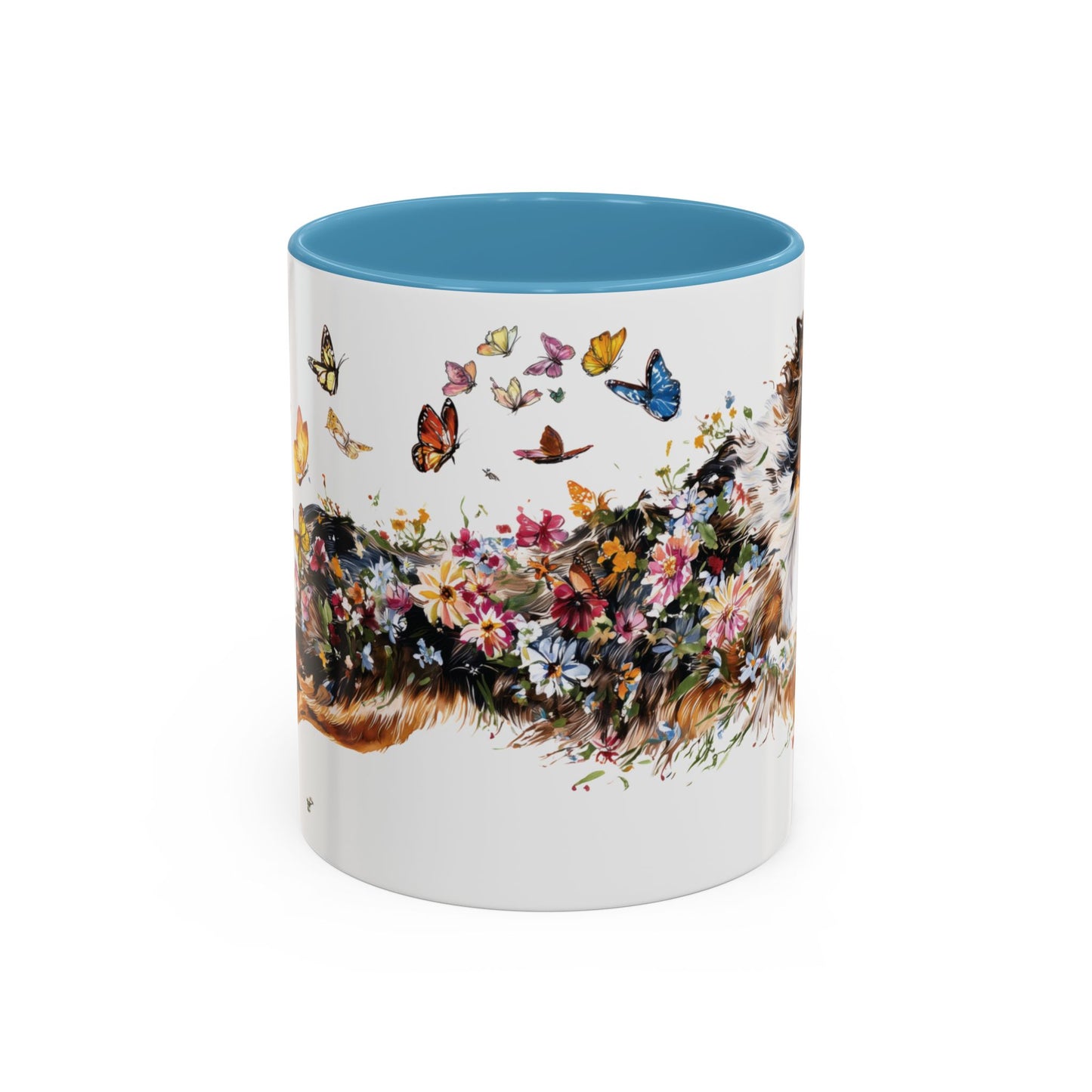Australian Shepherd (Docked) #1 Personalized Accent Mugs, 11oz