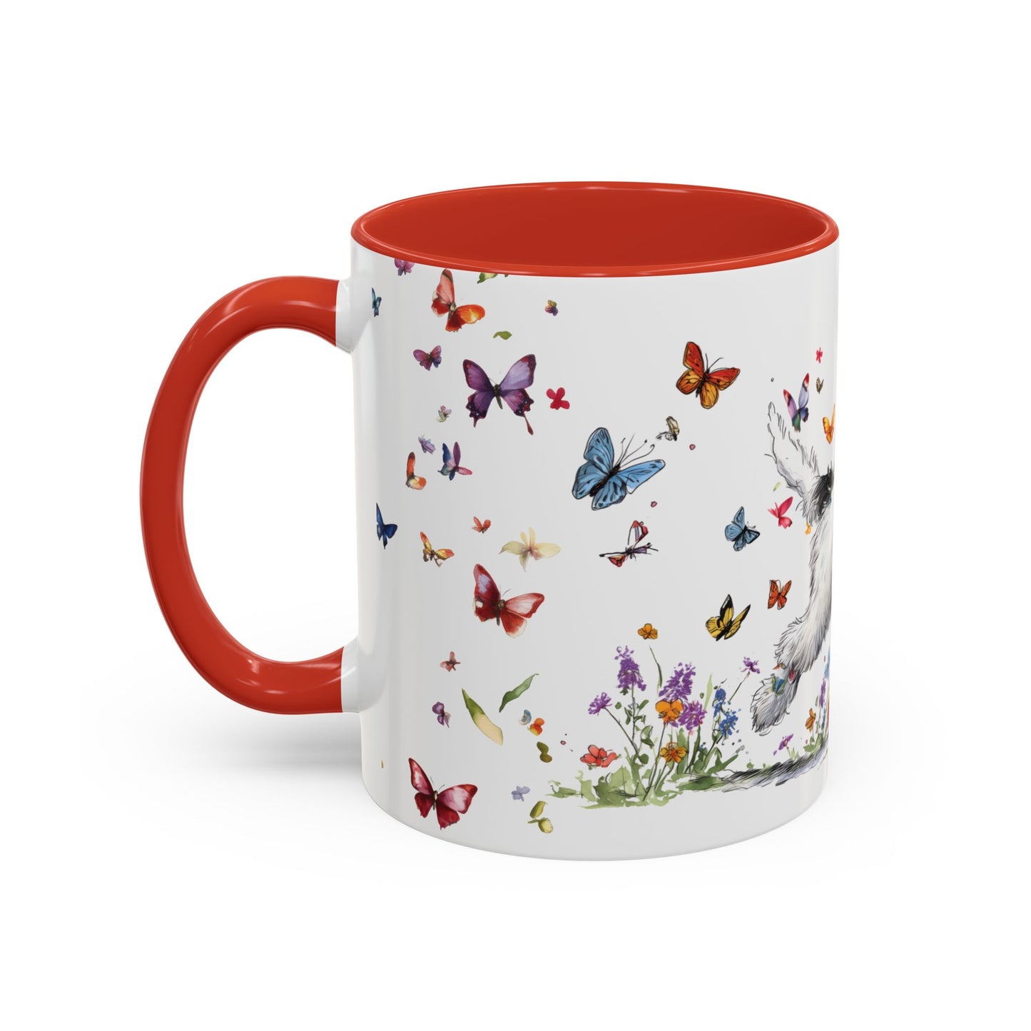 Sealyham Terrier Personalized Accent Mugs, 11oz