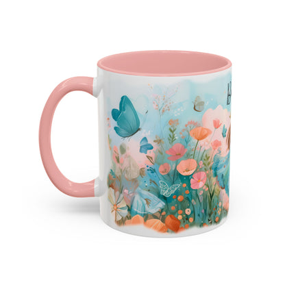 Blue Fairy Personalized Accent Mugs, 11oz
