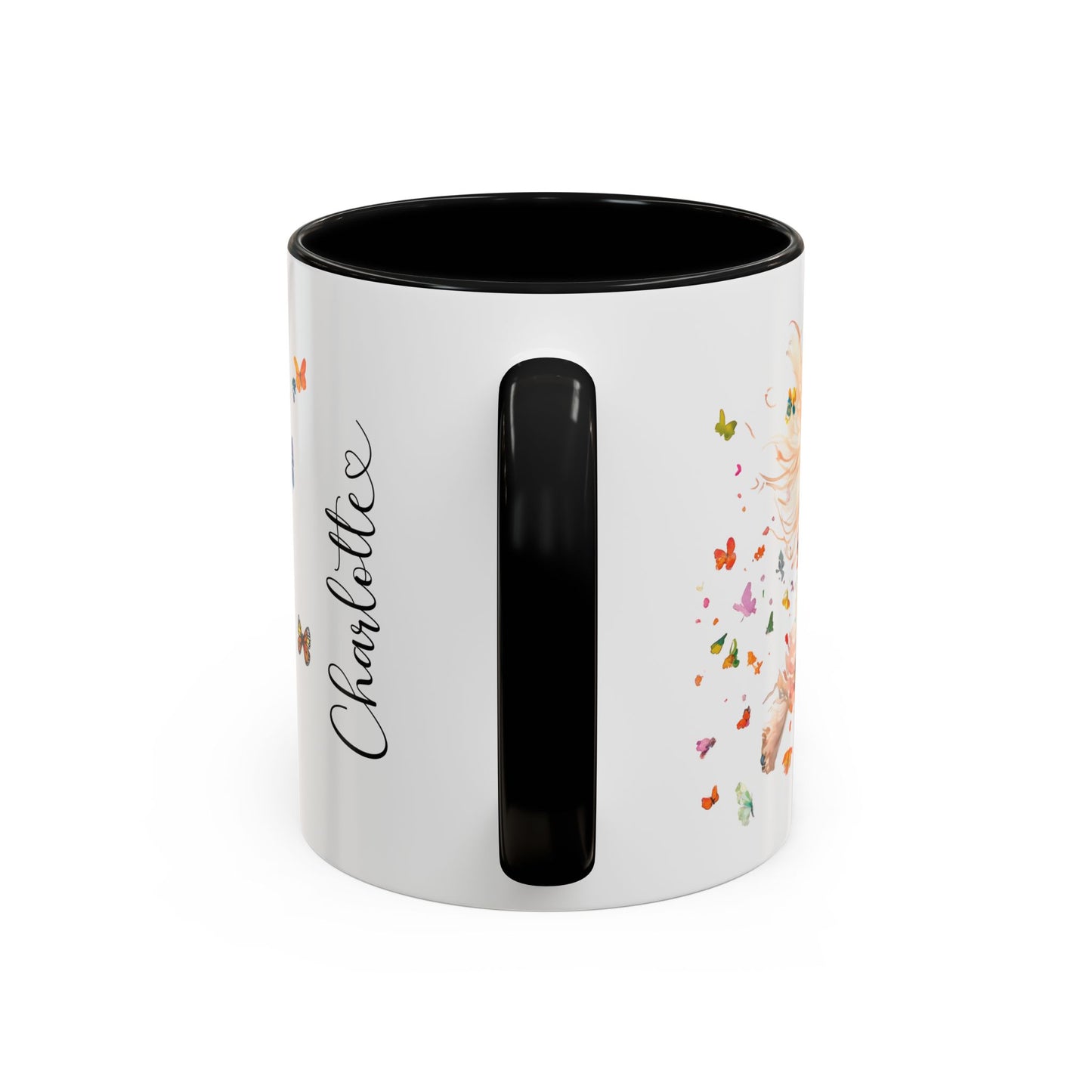 Peekingese #3 Personalized Accent Mugs, 11oz