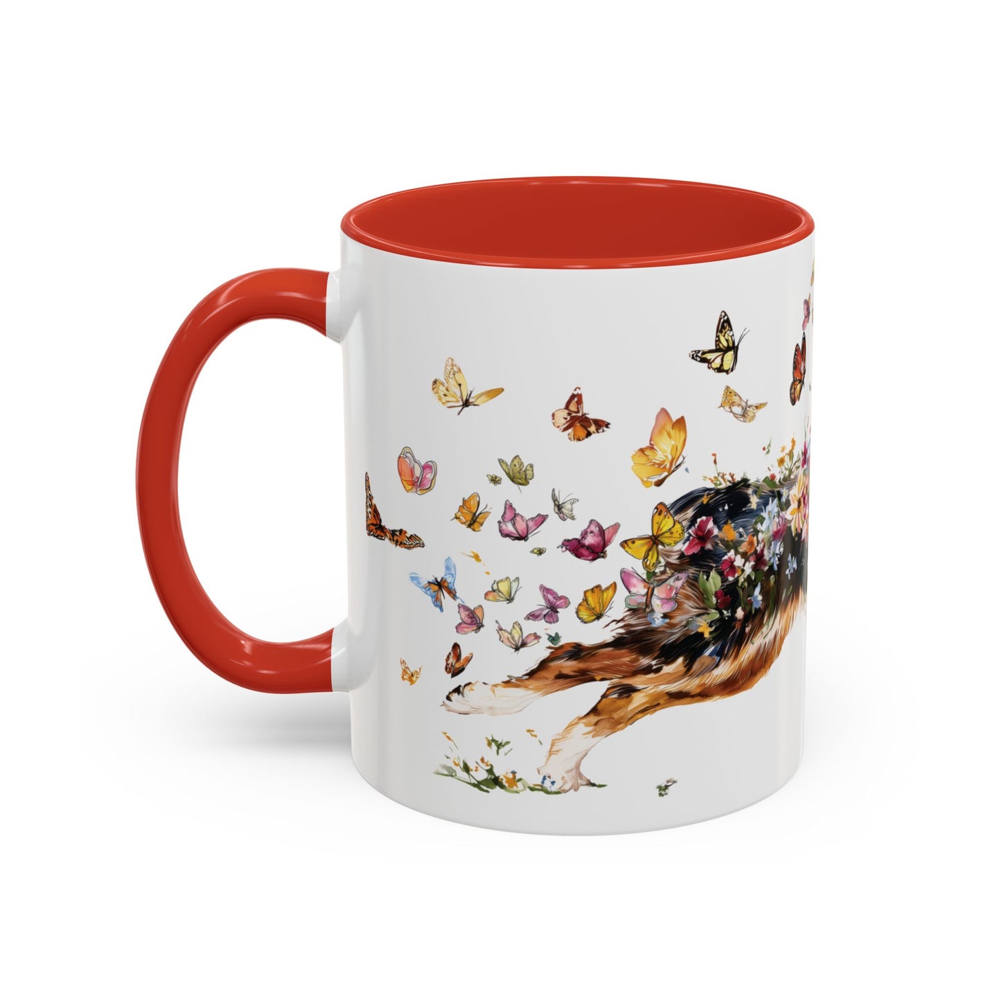 Australian Shepherd (Docked) #1 Personalized Accent Mugs, 11oz