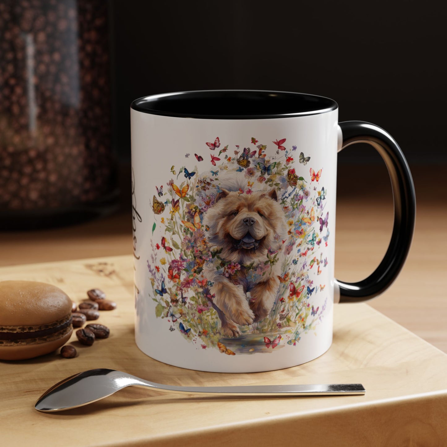 Chow Chow #7 Personalized Accent Mugs, 11oz