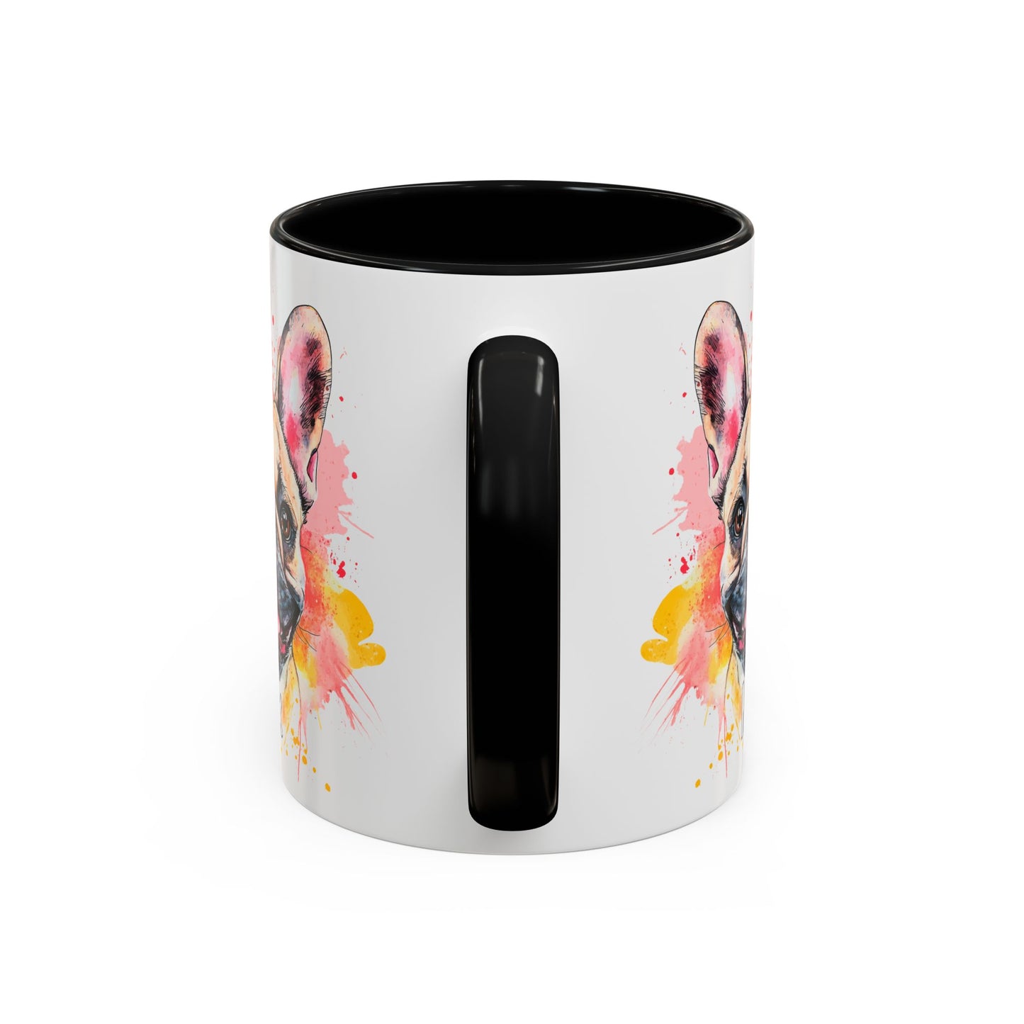 French Bulldog #2 Colourful Personalized Accent Mugs, 11oz