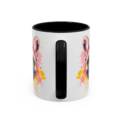 French Bulldog #2 Colourful Personalized Accent Mugs, 11oz