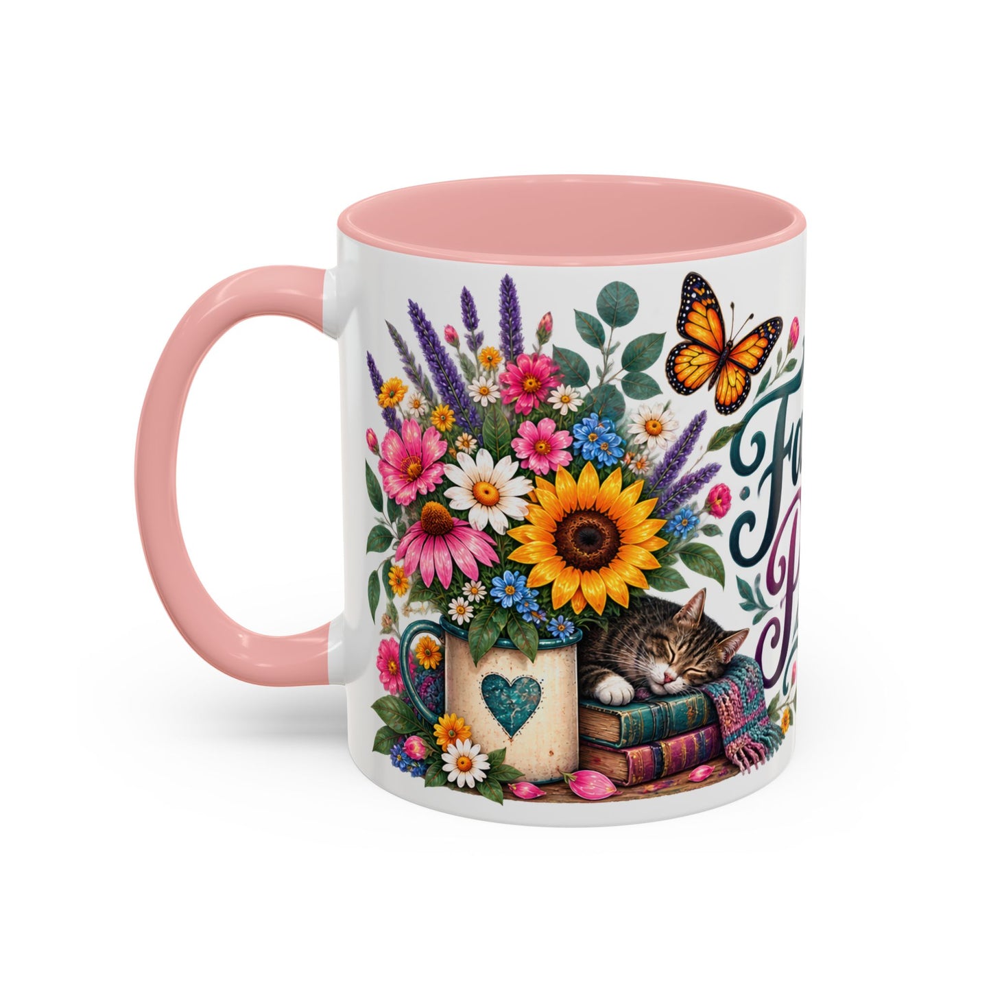 My Favorite Person, 11oz  accent mug (UK spelling)