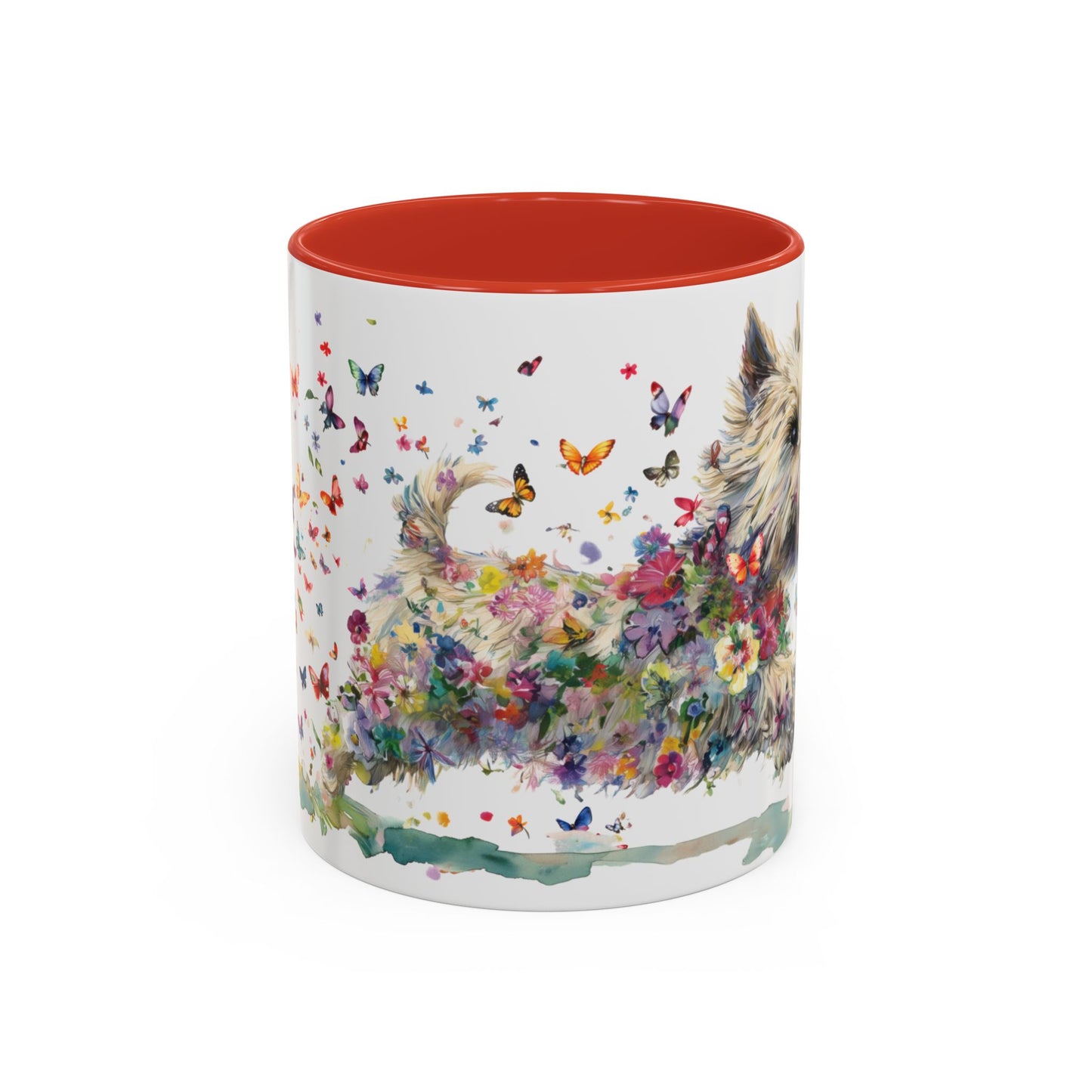 Cairn Terrier #1 Personalized Accent Mugs, 11oz