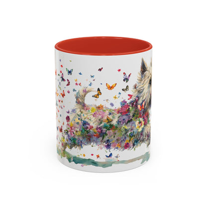 Cairn Terrier #1 Personalized Accent Mugs, 11oz