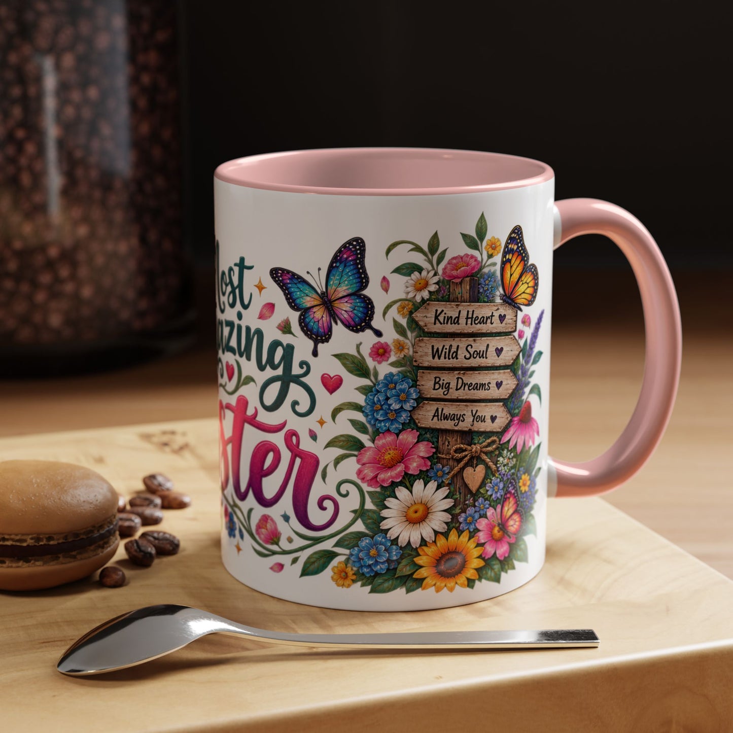 Most Amazing Sister, 11oz  accent mug