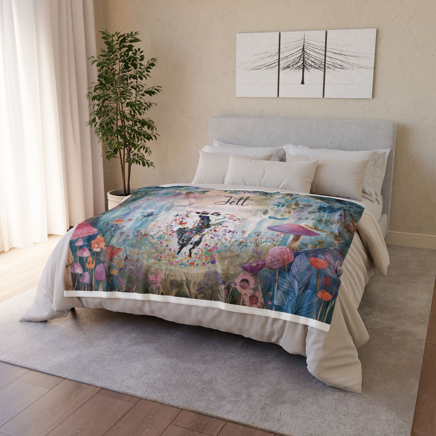 ANY DESIGN #3 Personalised Mystical Forest Blanket