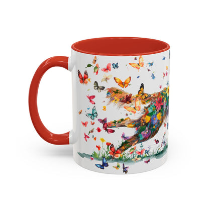 Hovawart #1 Colorful Accent Mugs, 11oz