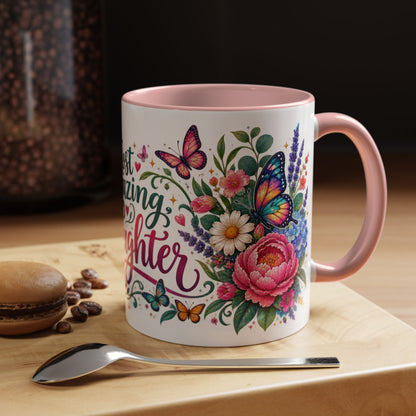 Most amazing daughter, 11oz  accent mug