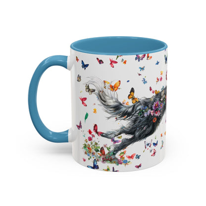 Silken Windhound #2 Personalized Accent Mugs, 11oz