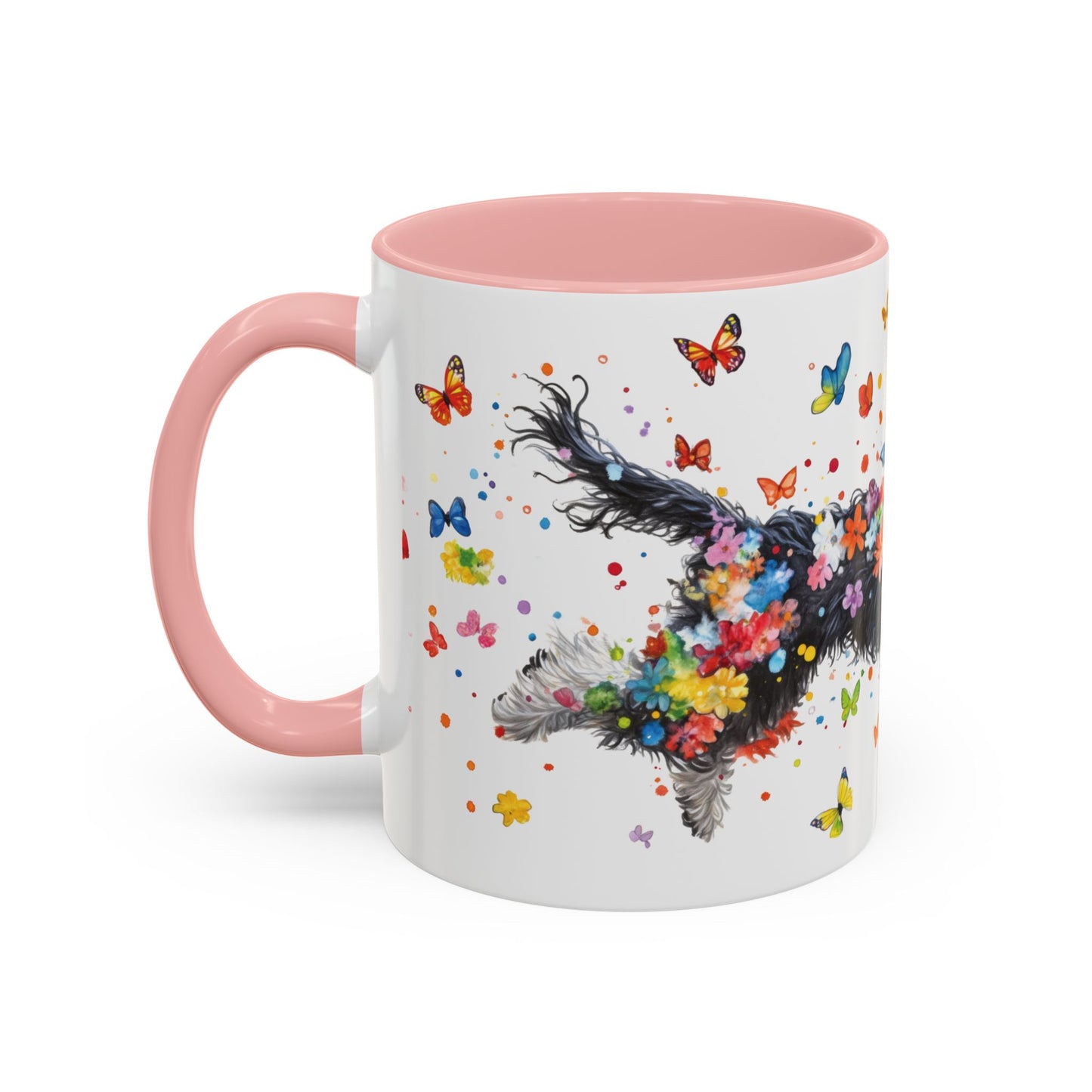 Bernedoodle Personalized Accent Mugs, 11oz