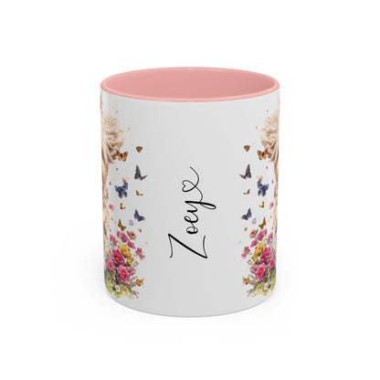 Maltipoo #5 Personalized Accent Mugs, 11oz