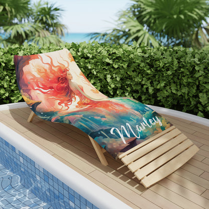 Mermaid #4 Personalised Beach Towels