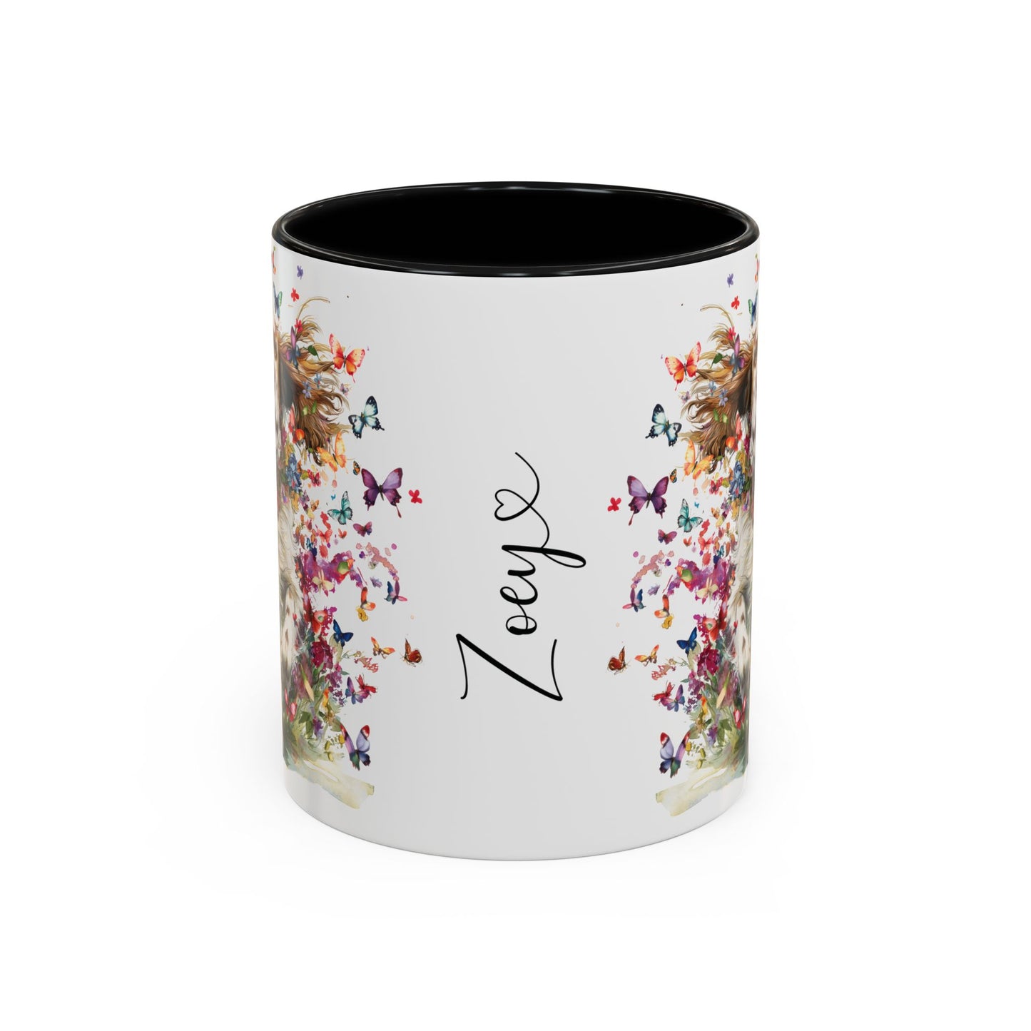 Clumber Spaniel #2 Personalized Accent Mugs, 11oz