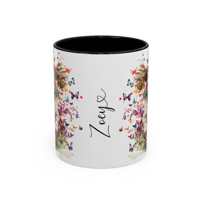 Clumber Spaniel #2 Personalized Accent Mugs, 11oz