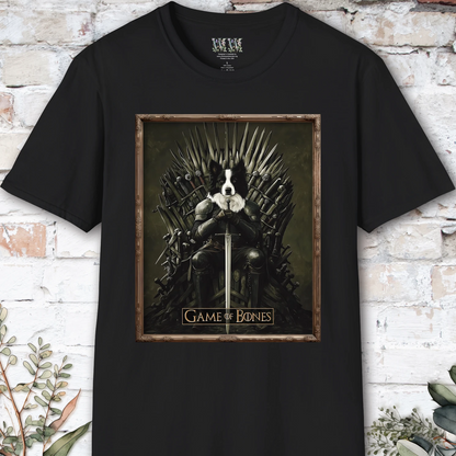 Border Collie #1 Game of Bones unisex T shirt
