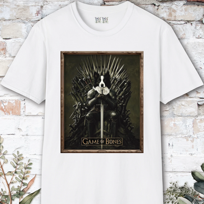 Border Collie #1 Game of Bones unisex T shirt