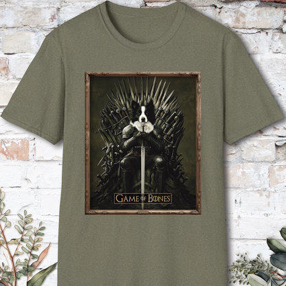 Border Collie #1 Game of Bones unisex T shirt