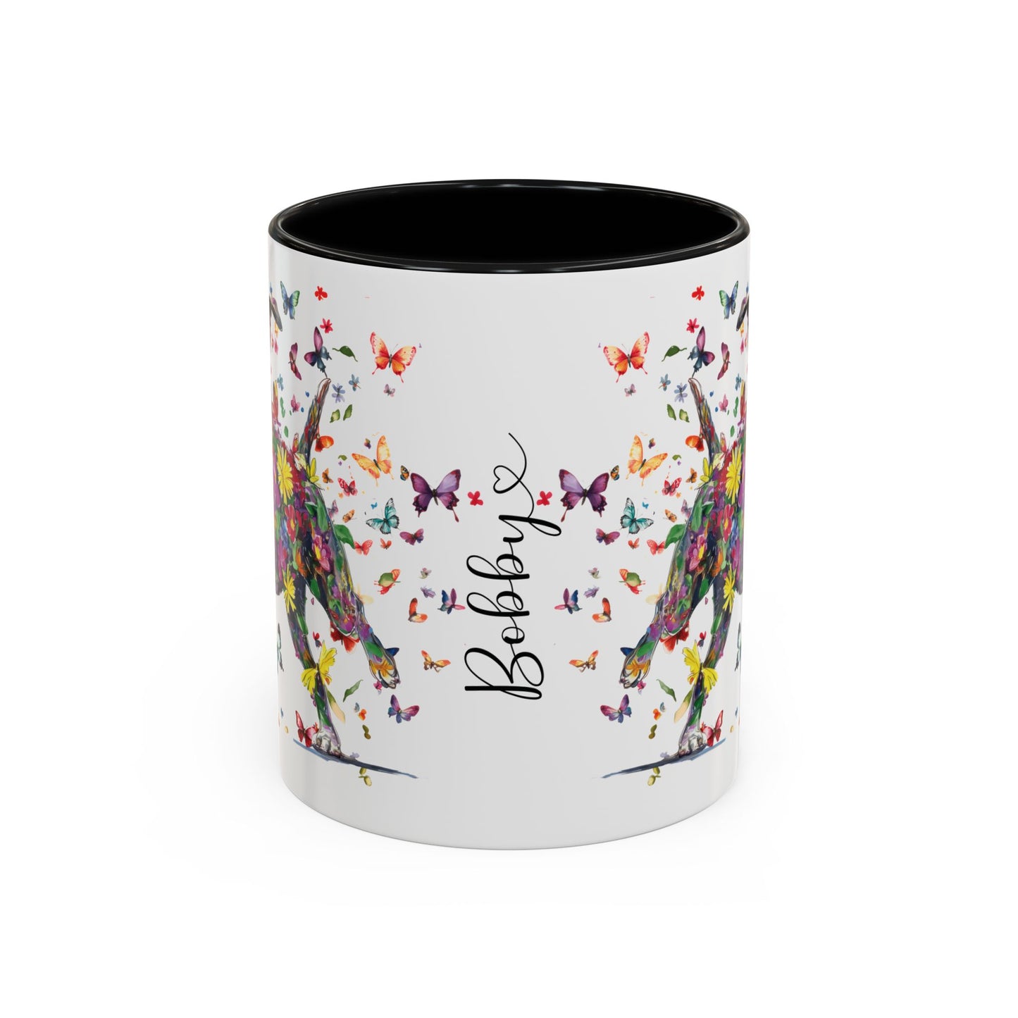 Boxer #2 Personalized Accent Mugs, 11oz