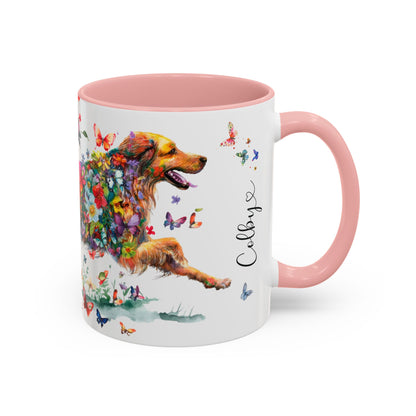 Hovawart #1 Colorful Accent Mugs, 11oz