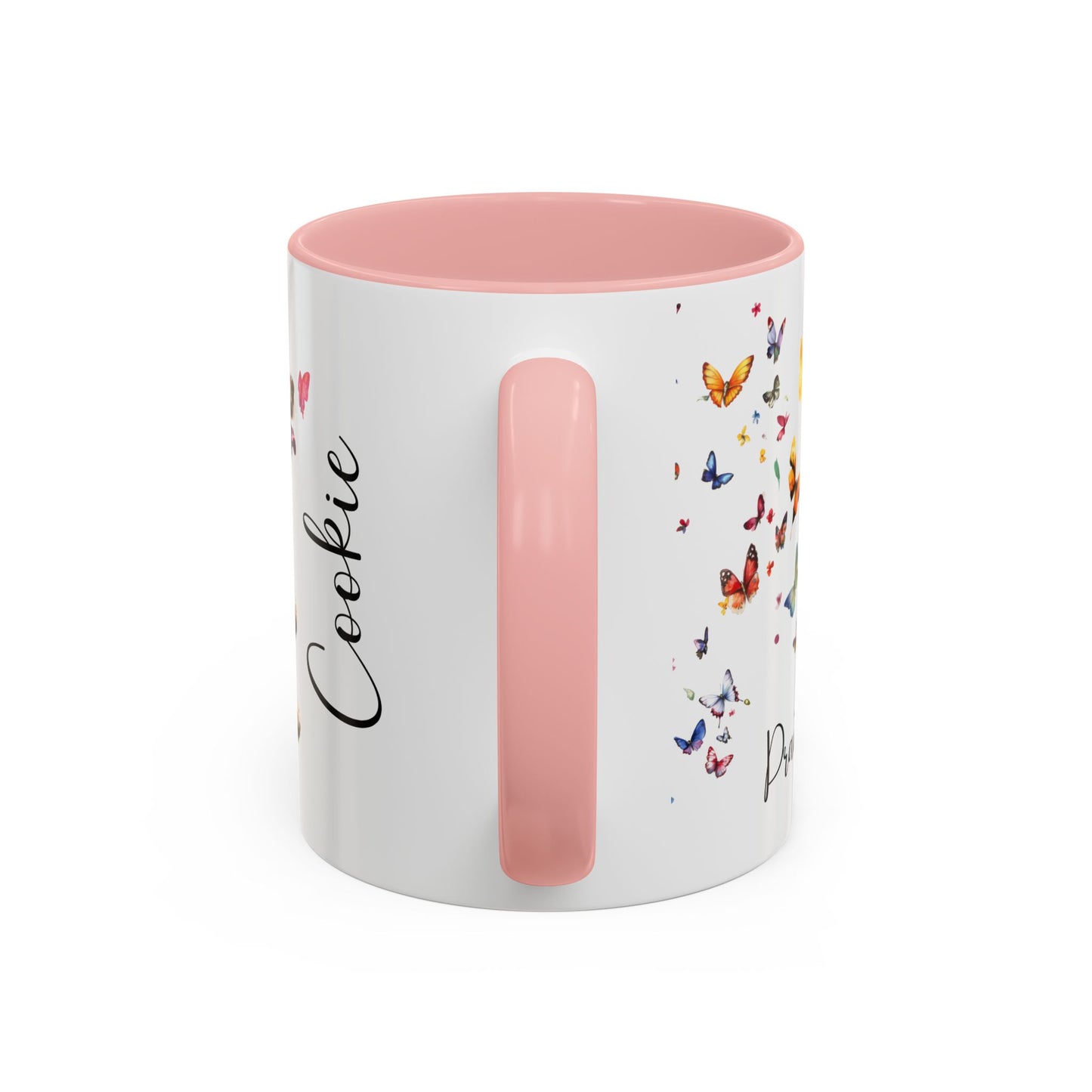 Poodle #1 - Practically Pawfect in every way. Personalised Colorful Accent Mugs, 11oz