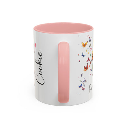 Poodle #1 - Practically Pawfect in every way. Personalised Colorful Accent Mugs, 11oz