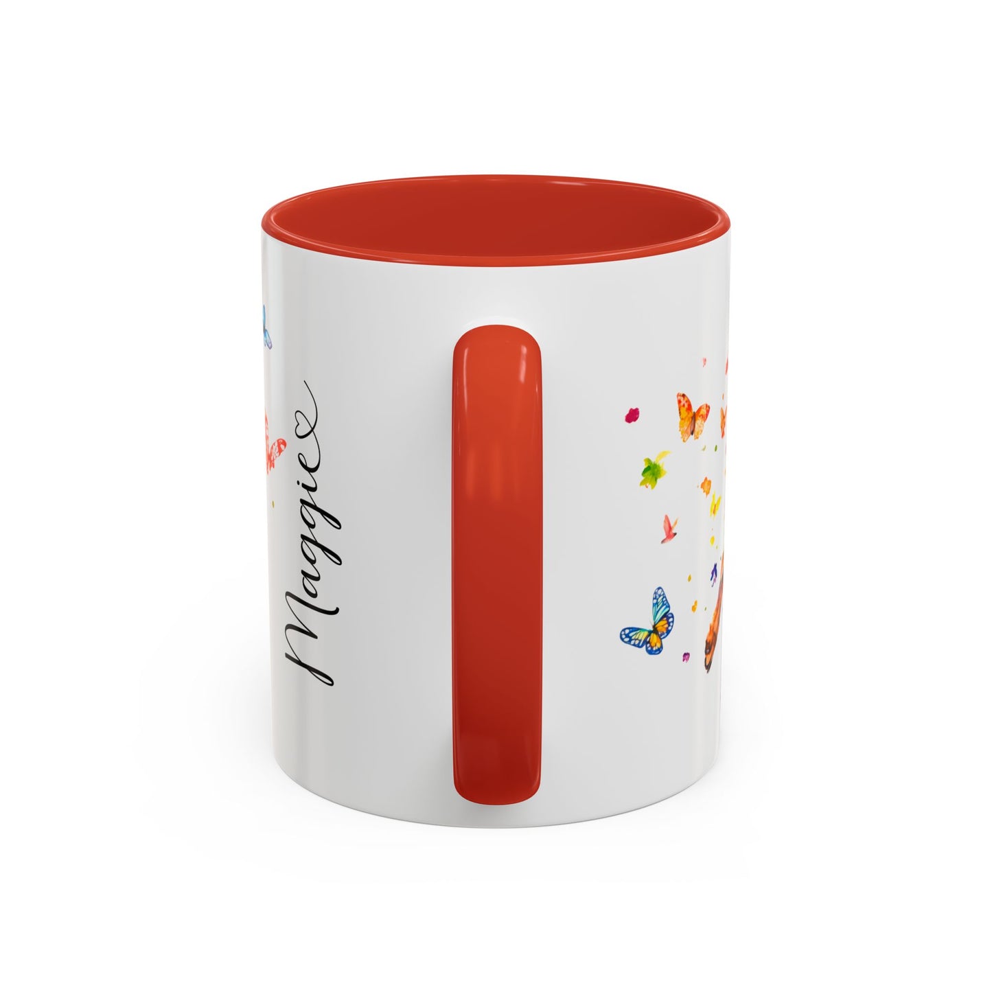Dutch Shepherd Personalized Colorful Accent Mugs, 11oz