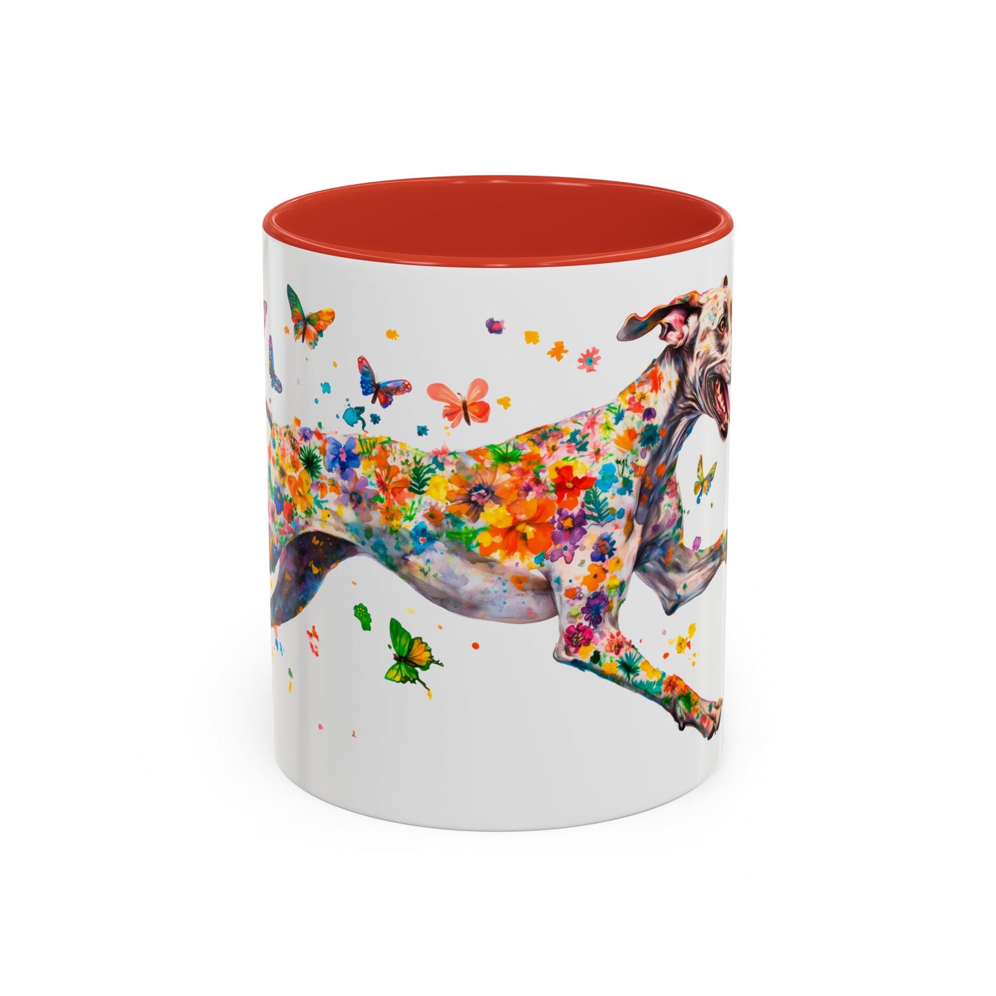 Great Dane #2 Personalized Colorful Accent Mugs, 11oz