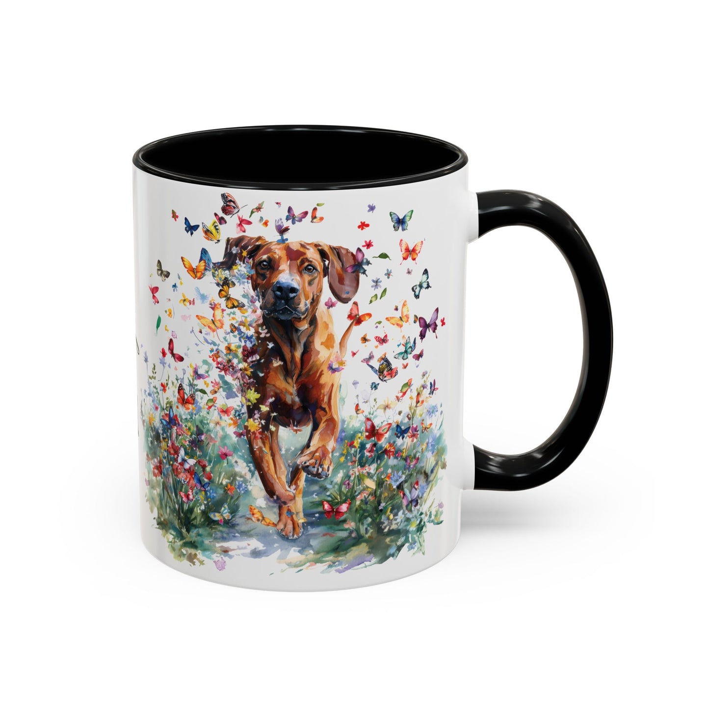 Rhodesian Ridgeback #2 Personalized Accent Mugs, 11oz
