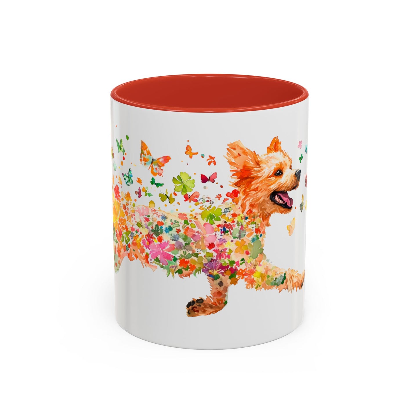 Golden Doodle/Groodle Personalized Colorful Accent Mugs, 11oz