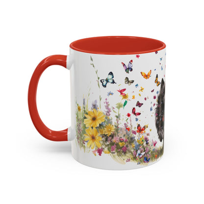 Schipperke #2 Personalized Accent Mugs, 11oz