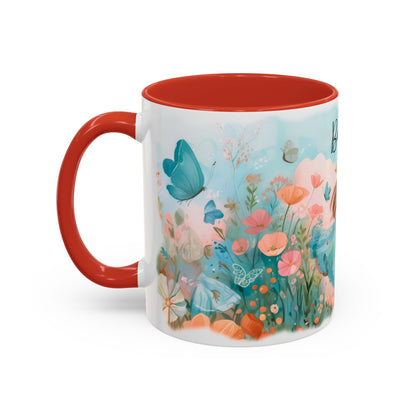 Blue Fairy Personalized Accent Mugs, 11oz
