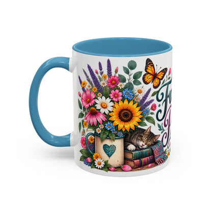 My Favorite Person, 11oz  accent mug (UK spelling)