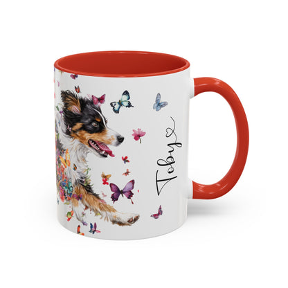 Mini Aussie Doodle Personalized Accent Mugs, 11oz