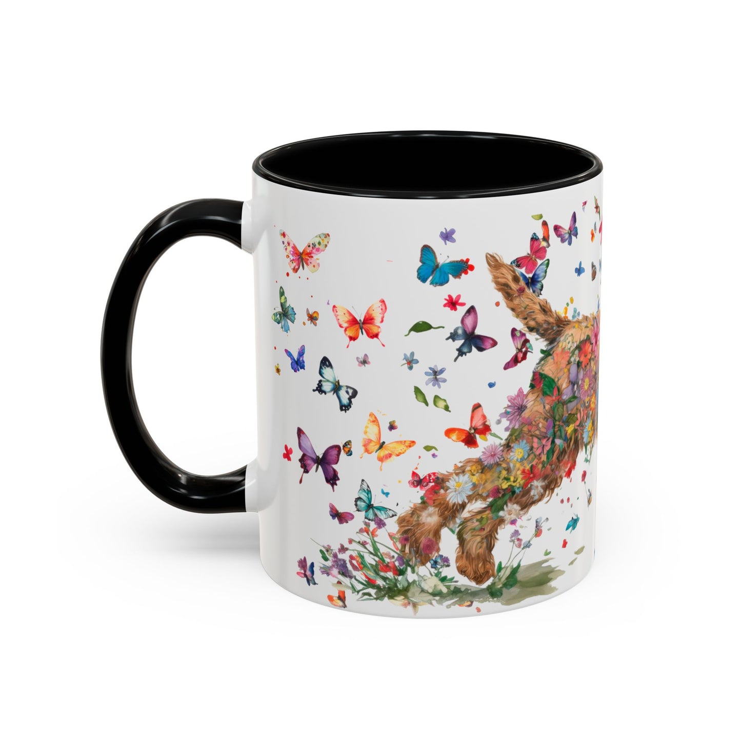 Lakeland Terrier #2 Personalized Accent Mugs, 11oz