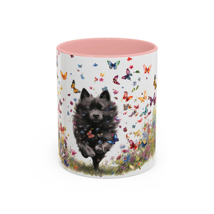 Schipperke #2 Personalized Accent Mugs, 11oz