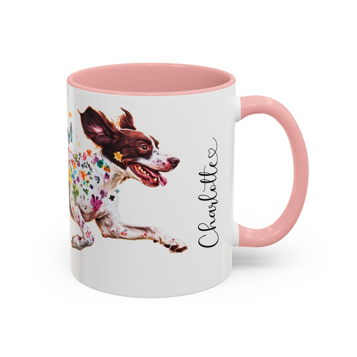 American Brittany #2 Personalized Accent Mugs, 11oz