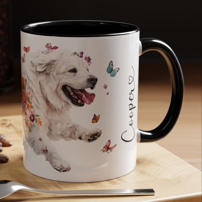 Tibetan Mastiff #1 Personalized Accent Mugs, 11oz