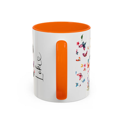 Giant Schnauzer Personalized Accent Mugs, 11oz