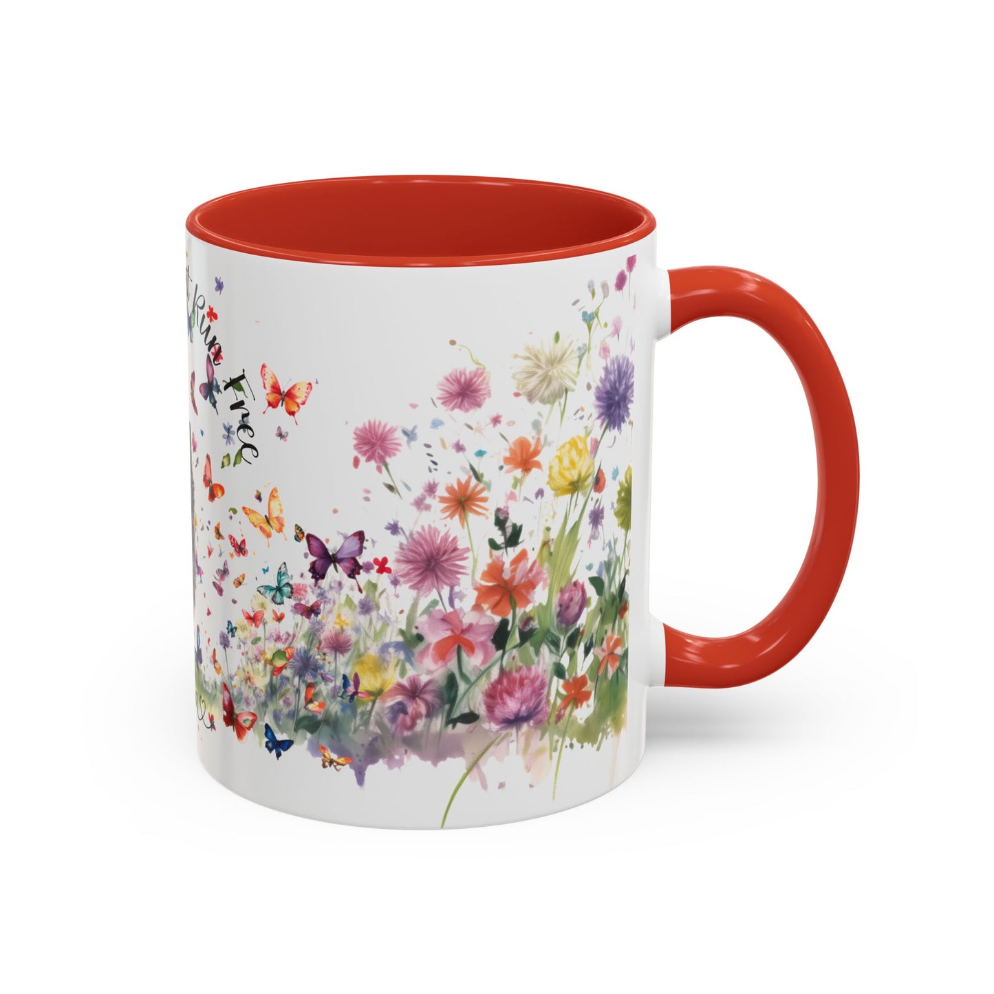 Schipperke Let your spirit run free Personalized Accent Mugs, 11oz