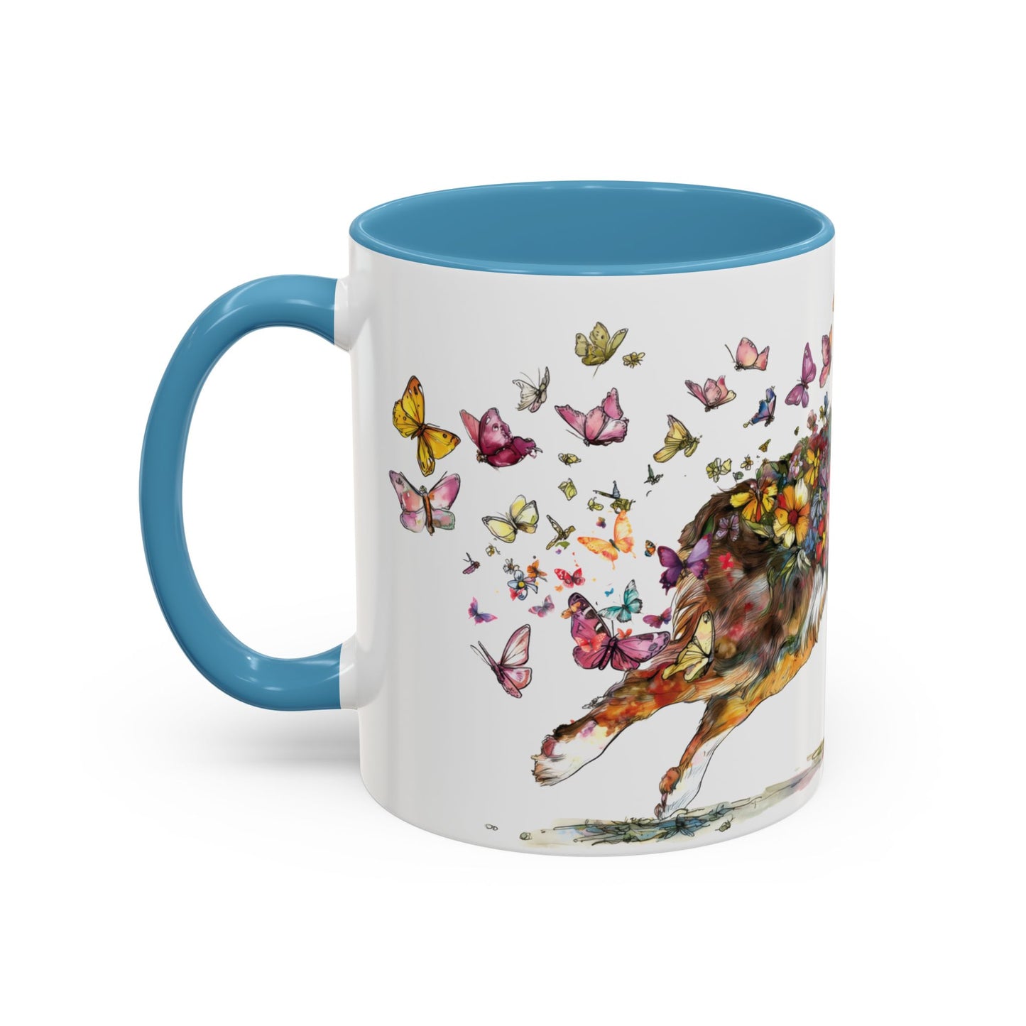 Australian Shepherd (Docked) #2 Personalized Accent Mugs, 11oz