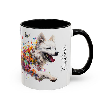Samoyed Colorful Accent Mugs, 11oz